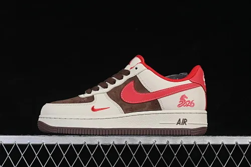 All categories Nk Air Force 1 Air Force series Nk Air Force 1 Low Air Force low top Nike Air Force 1'07 Low Year of the Horse brown Air Force 1 low top casual sneakers XD0028-003